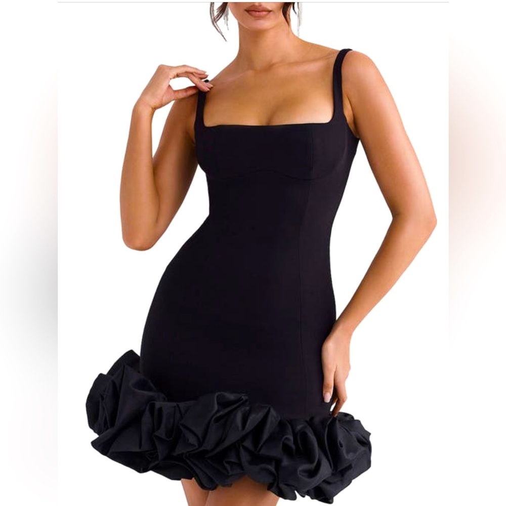 HOUSE OF CB Lilou Ruffle Dress